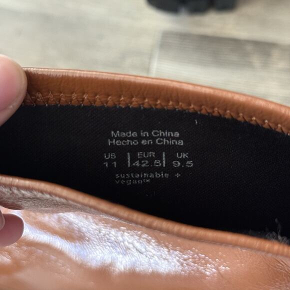 Call It Spring Brown Faux Leather Platform Chunky Heel Ankle Boots Women’s 11 - Picture 9 of 9